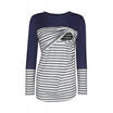 Canis Splice Women Breastfeeding T Shirt Striped Long Sleeve Maternity Nursing Tee Top canis kopen in de aanbieding