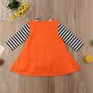2PCS Newborn Kids Toddler Baby Girl Party Princesa Correa Vestido Ropa de fiesta