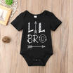 Duopindun Little Brother Baby Boy Romper Big T Shirt Tops Tee Matching Outfits duopindun kopen in de aanbieding