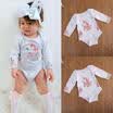 AU STock Newborn Kids Baby Boy Girl Unicorn Romper Jumpsuit Clothes Outfit 0-24M