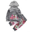 Meihuid Uk Newborn Infant Baby Girls Tops Hoodiefloral Pants 2Pcs Outfits Clothes Set meihuid kopen in de aanbieding