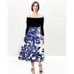 Meihuid Uk Women Stylish Charming Off Shoulder Floral Printed Skater Evening Party Dress meihuid kopen in de aanbieding Meihuid Uk Women Stylish Charming Off Shoulder Floral Printed Skater Evening Party Dress meihuid kopen in de aanbieding