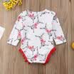 Acción de gracias recién nacido bebé niñas mameluco mono traje ropa trajes