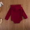 Sudadera con capucha para niño recién nacido de AU Newborn Infant Baby Body Mamper Playsuit