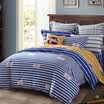Meng Jie home textiles produced MINI MEE bedding sets of cotton printing three-piece children&39s bed sheets quilts high castle blue 12 m bed 150 200cm