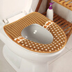 Joy Collection Jingdong Supermarket Sheng Silk Is Still Thickening Of The Button Type Toilet Pad Sets Of Antibacterial Ring Brown joy collection kopen in de aanbieding