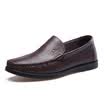 Playboy wild business casual leather shoes feet lazy shoes round head music shoes shoes men shoes 6AW509052D02 brown 43