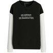 Joy Collection Semir Women39S Round Necklace Head Embroidery Loose Long Sleeved T Shirt Korean Version 19316160243 Blackwhite Tone joy collection kopen in de aanbieding Joy Collection Semir Women39S Round Necklace Head Embroidery Loose Long Sleeved T Shirt Korean Version 19316160243 Blackwhite Tone joy collection kopen in de aanbieding