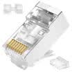 CNCOB CN-TC6T6D3A-23E three-piece Gigabit FTP shield 8P8C six RJ45 network cable crystal head connector gold-plated 30 bag
