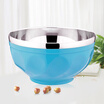 Joy Collection Wushi Lily Bowl Stainless Steel Colorful Double Layer Hot Bow Isolated 14Cm Blue joy collection kopen in de aanbieding Joy Collection Wushi Lily Bowl Stainless Steel Colorful Double Layer Hot Bow Isolated 14Cm Blue joy collection kopen in de aanbieding