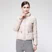 Ducks YAYA autumn&winter clothing collar collar thin&short section of the tattoo tingling small incense wind down jacket B-5465 beige 160 84A