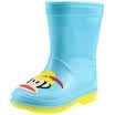 PaulFrank mouth monkey rain boots in the tube waterproof plastic shoes shoes children men&women baby fashion boots PF1011 blue 28 yards