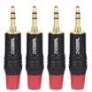 CHOSEAL 35 stereo high-fidelity audio connector microphone connector computer audio engineering accessories 35 stereo four QD2008R