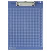 Deli 9240 multi-functional solid color writing board clip dark blue