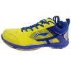 Li Ning LI-NING Badminton Shoes Men&39s Shoes Sports Shoes Yellow Blue Silver AYZK039-3 415