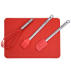 Joy Collection Jingdong Supermarket Jie Kenuo Baking Tool Mold Set Silicone Pad Egg Whisk Four Scraper Red Kneading Mat joy collection kopen in de aanbieding Joy Collection Jingdong Supermarket Jie Kenuo Baking Tool Mold Set Silicone Pad Egg Whisk Four Scraper Red Kneading Mat joy collection kopen in de aanbieding