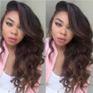 Platinum 150 Density Brazilian Fiber Ombre Brown Body Wavy Wig Lace Front Wigs With Hairlight Remy Hair Full Humen For Women platinum kopen in de aanbieding Platinum 150 Density Brazilian Fiber Ombre Brown Body Wavy Wig Lace Front Wigs With Hairlight Remy Hair Full Humen For Women platinum kopen in de aanbieding