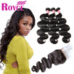 Royce Peruvian Human Hair Body Wave Bundles With Closure 3Bundles Lace Wetwave Extension royce kopen in de aanbieding Royce Peruvian Human Hair Body Wave Bundles With Closure 3Bundles Lace Wetwave Extension royce kopen in de aanbieding