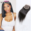 Yyong Grade 8A Malaysian Virgin Hair Lace Closure Straight Unprocessed Human yyong kopen in de aanbieding