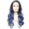 Anogol Glueless Long Body Wave Blue Mix White Ombre Black Roots Heat Resistant Hair Wigs For Women Synthetic Lace Front Wig anogol kopen in de aanbieding Anogol Glueless Long Body Wave Blue Mix White Ombre Black Roots Heat Resistant Hair Wigs For Women Synthetic Lace Front Wig anogol kopen in de aanbieding