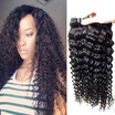 Iueenly Brazilian Virgin Hair Deep Wave Curly Remy Human Extensions Mink Bundles For iueenly kopen in de aanbieding