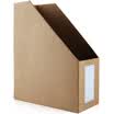 BroadBo A4 Kraft Paper File Box File Basket File Holder Widening Thickening Empty Zero DT5338