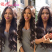 Iueenly Peruvian Virgin Hair Body Wave 4 Bundles Rosa Products Human 7A Unprocessed iueenly kopen in de aanbieding