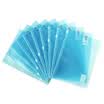 Deli 5589 A5 environmental PP zipper bag color random 10 loaded
