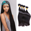 Noble Qu Indian Straight Virgin Hair 4 Bundle Deals 9A Grade Human Bumdles Raw Bundles 1B noble qu kopen in de aanbieding