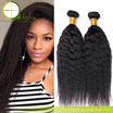 Sterly Top Quality 8A Grade Malaysian Coarse Yaki Kinky Straight 4Bundlelots 100 Human Hair Natural Color Wholesale Price Hot sterly kopen in de aanbieding