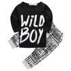 Canis Newborn Baby Boy Long Sleeve Cotton T Shirt Topslong Pants Outfits Set Clothes canis kopen in de aanbieding