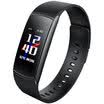 EI Microscope Bracelet Watch 2 Smart Sports Watch Screen Display Fearless Bright Heart Rate Test Incoming Call Message Reminder Display Men&Women Available Black