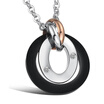 Sesibibi Love New Fashion Jewelry Titanium Stainless Oval Rings Hearts Pendant Necklace With Chain Personality Couples Lovers Clavicle sesibibi kopen in de aanbieding Sesibibi Love New Fashion Jewelry Titanium Stainless Oval Rings Hearts Pendant Necklace With Chain Personality Couples Lovers Clavicle sesibibi kopen in de aanbieding