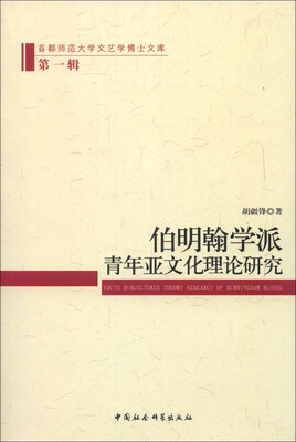 

首都师范大学文艺学博士文库（第1辑）：伯明翰学派青年亚文化理论研究