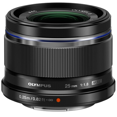 

Olympus (OLYMPUS) M.ZUIKO DIGITAL 25mm f1.8 черных высококачественный фиксированный объектив фокус с большой апертурой, высокоскоростная автофокусировка и немая