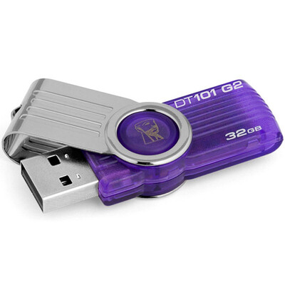 

Kingston DT 101G2 32GB U дисковый портативный флеш-диск фиолетовый классический