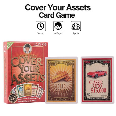 

Cover Your Assets Card Game Party Play Cards A Card Game for Kids Children