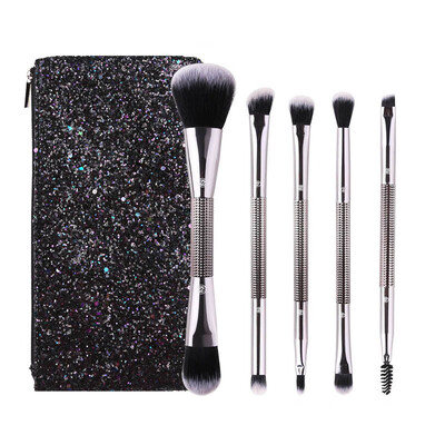 

5PCS Makeup Brushes Set Eyeshadow Eyebrow Blending Fan Brush Make Up Brushes Cosmetics Kit Pincel Maquiagem