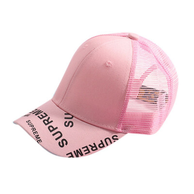 

New Summer Boys Girls Baseball Cap Toddler Children Letter Printed Tennis Casual Hip Hop Sun Snapback Caps