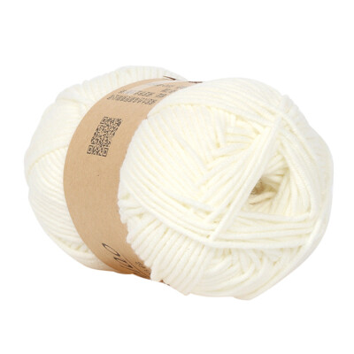 

Gobestart 1PC 50g Chunky Colorful Hand Knitting Baby Milk Cotton Crochet Knitwear Wool A