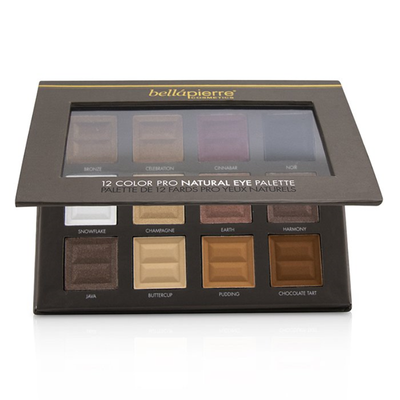 

BELLAPIERRE COSMETICS - 12 Color Pro Natural Eye Palette 12x Eyeshadow 213g073oz