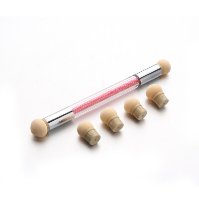 

〖Follure〗Set Glitter Powder Picking Dotting Gradient Pen Brush 6Sponge Nail Art Tools