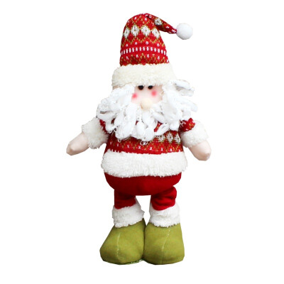 

1PC Stretchable Santa Christmas Tree Hanging Decoration Claus Snowman Reindeer Doll Xmas Ornaments Pendant Gift 33cm45cm