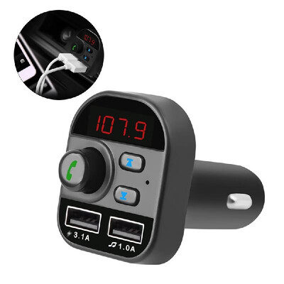 

805E Car MP3 Player Multi-function BT51 FM Transmitter Dual USB Chargers Support Hands-free TF Card U Disk Music Play