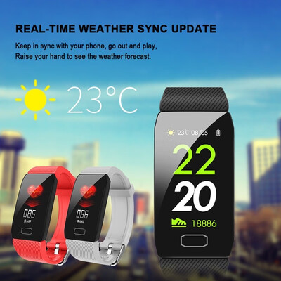 

Bluetooth Smart Wristband Sports Watch Heart Rate Blood Pressure Blood Oxygen Monitor Fitness Tracker