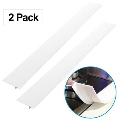 

2019 Set Of 2 Kitchen Silicone Stove Counter Gap Cover Heat Resistant Wide & Long Gap Filler Seals Spills Between Counter
