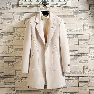 

Toponeto Mens Autumn Winter Casual Coat Long Sleeved Large Size Lengthened Jacket