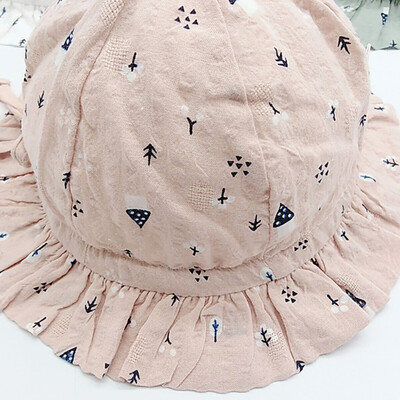 

Summer Baby Boy Girl Cotton Cute Hat Fisherman hat Sun Protection Bucket Hats