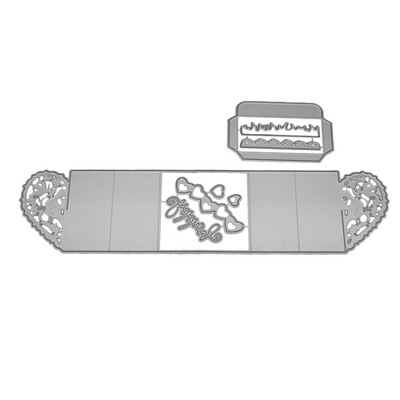 

Gobestart New Flower Heart Metal Cutting Dies Stencils DIY Scrapbooking Album Paper Card