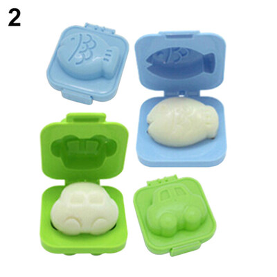 

2x Cute Cartoon Boiled Egg Rice Mold Bento Maker Sandwich Cutter Kitchen Tools